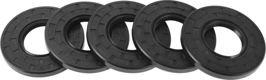 5 Stück Drehwellendichtung Hochdruck-Öldichtung 30x62x7mm Schwarz Nitril 70 Durometer Gummi