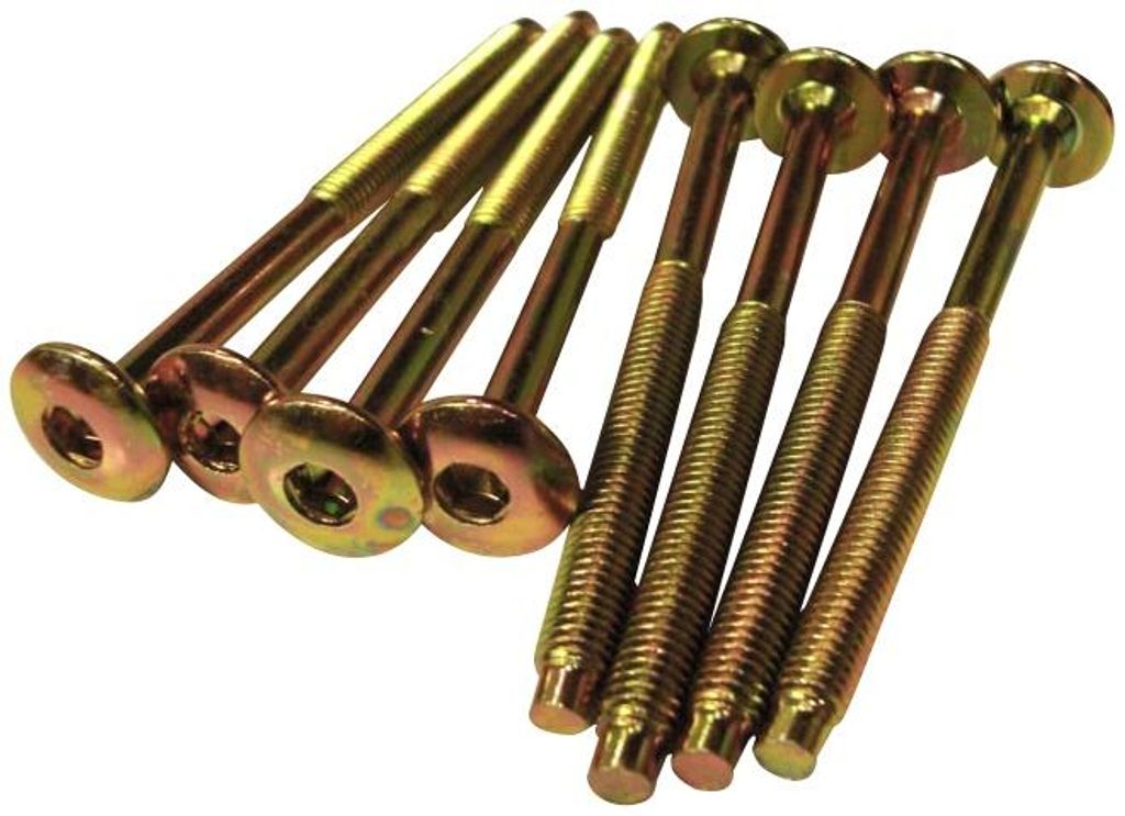 Wkręt Meblowy Ocynkowany Łeb Płaski 6*90Mm - 198 6*90 Zn