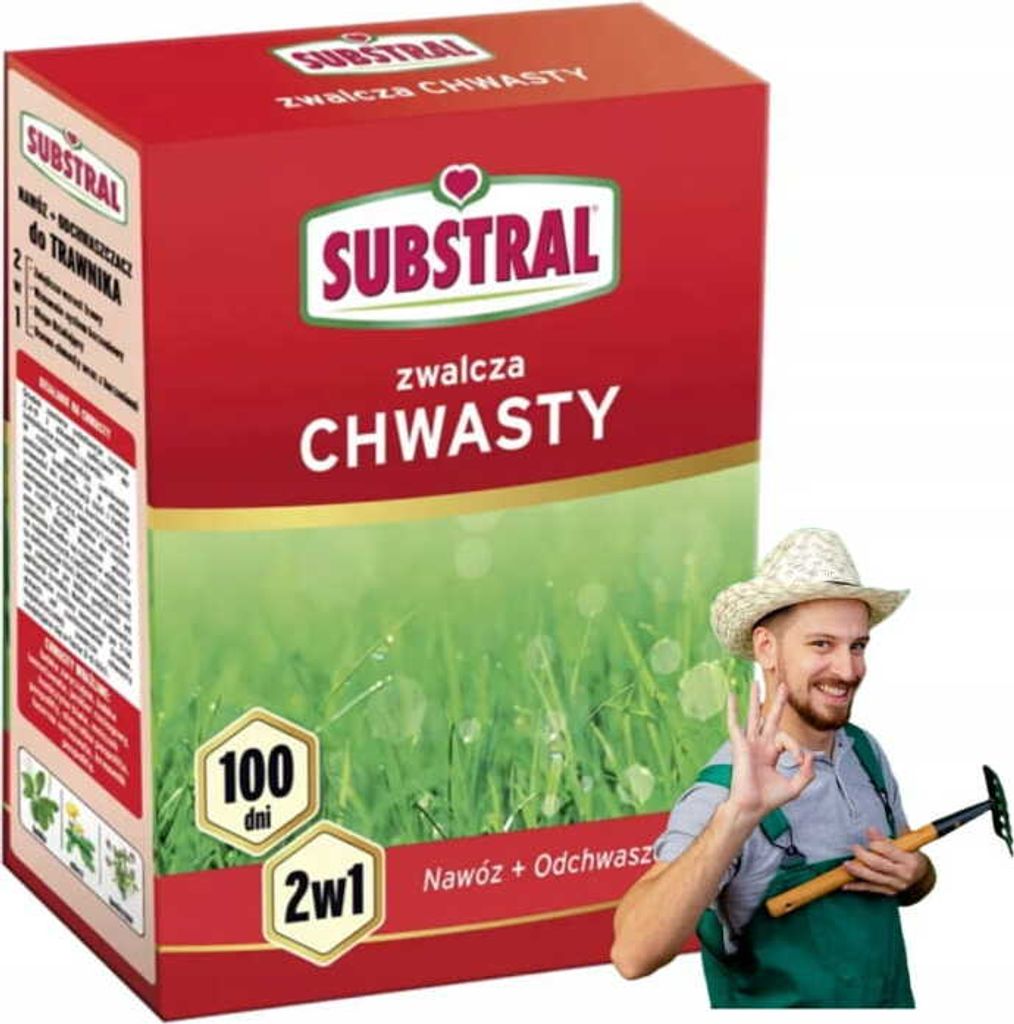 Rasendünger mit Unkrautvernichter 1kg Substral 100 Tage