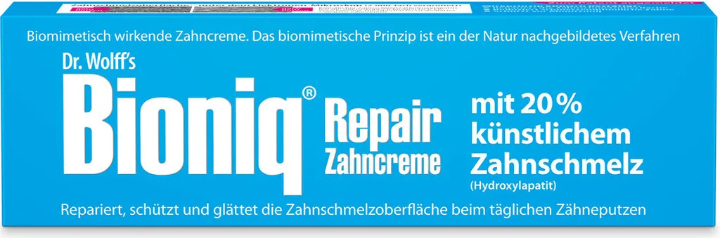 Dentifricio Bioniq Repair 6x75ml - Ricostruisci il tuo Smalto BioHAP