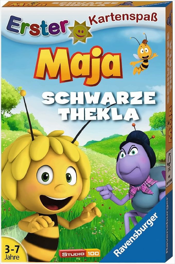 32 Blatt Ravensburger Kinder Erster Kartenspaß Biene Maja Schwarze Thekla 20328