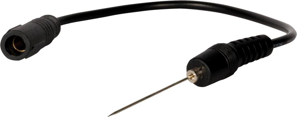 SW-Stahl 32225L-13 Prüfspitze Lang mit Kabel schwarz 0,7 mm Durchmesser