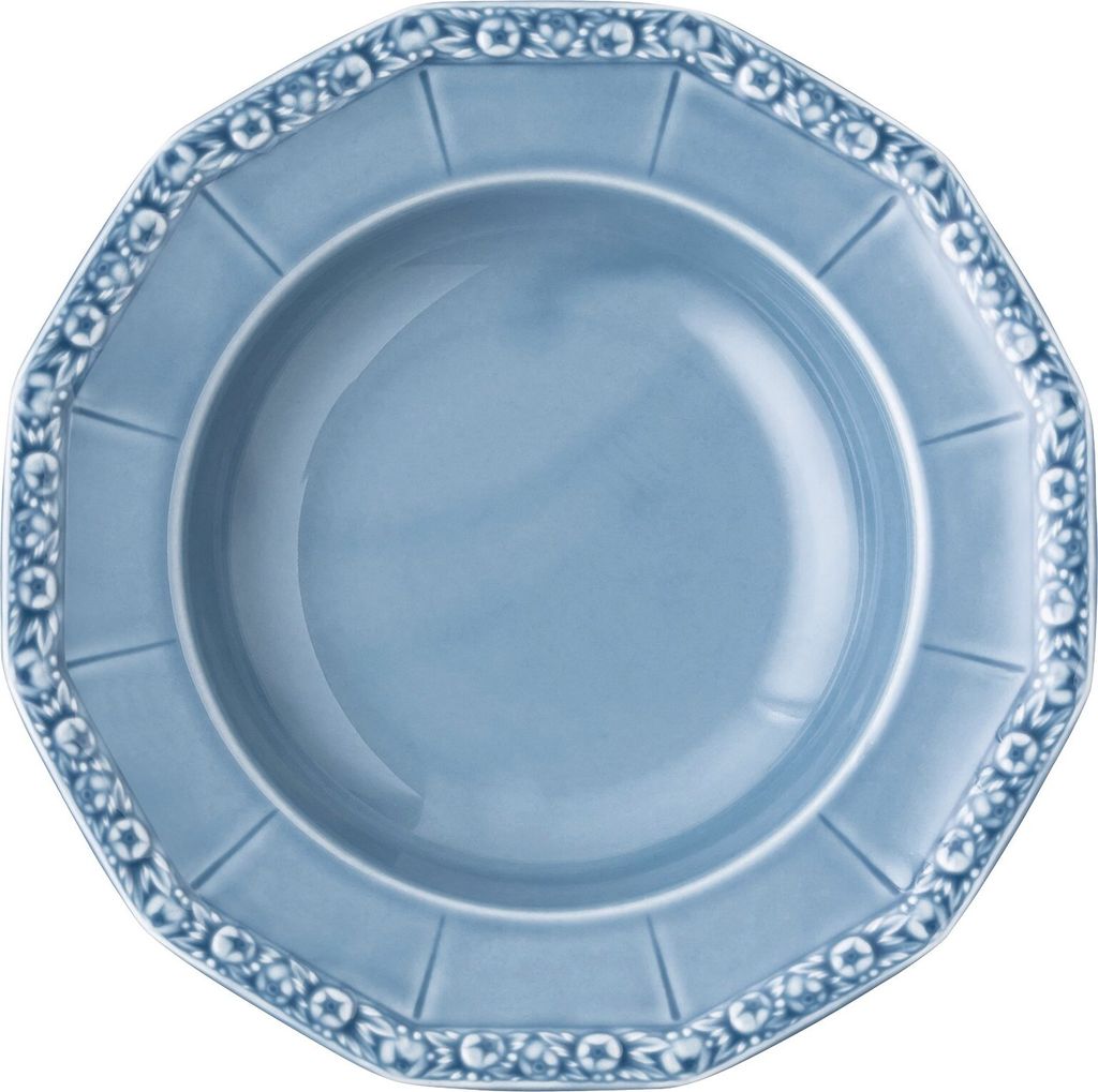 Rosenthal Suppenteller Maria Dream Blue, Porzellan, Blau, 23 cm, 10430-407170-10323