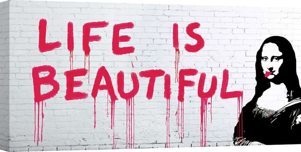 Tableau Pop Art et Graffiti Masterfunk Collective - Toile 120 x 60 cm