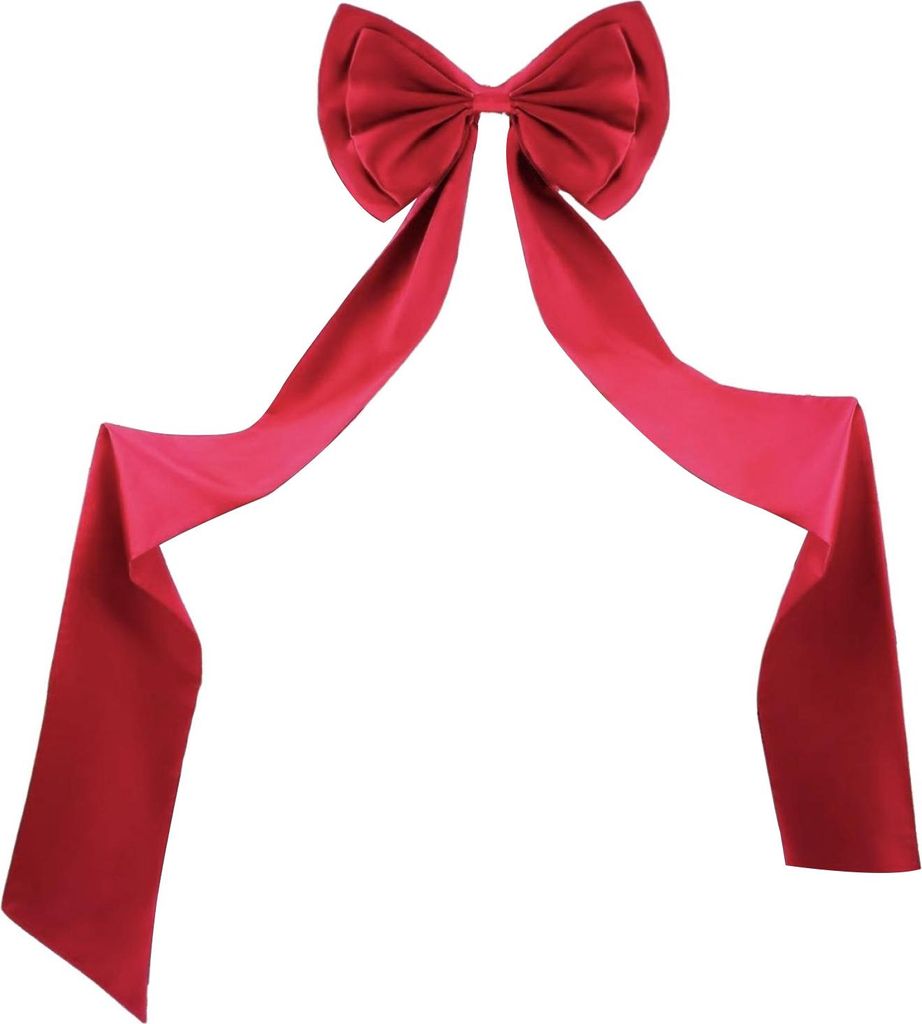 Große Satinschleife für Hintergrund, 190,5 x 45,7 cm, riesige Schleife, Schleifenband für Hochzeit, Verlobung, Junggesellinnenabschied, Brautpar...