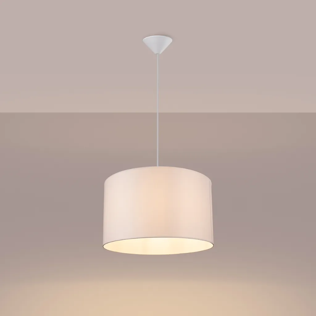 Éclairage Plafond Chambre et Salon Suspension NOVA 40 Blanche E27 - 3