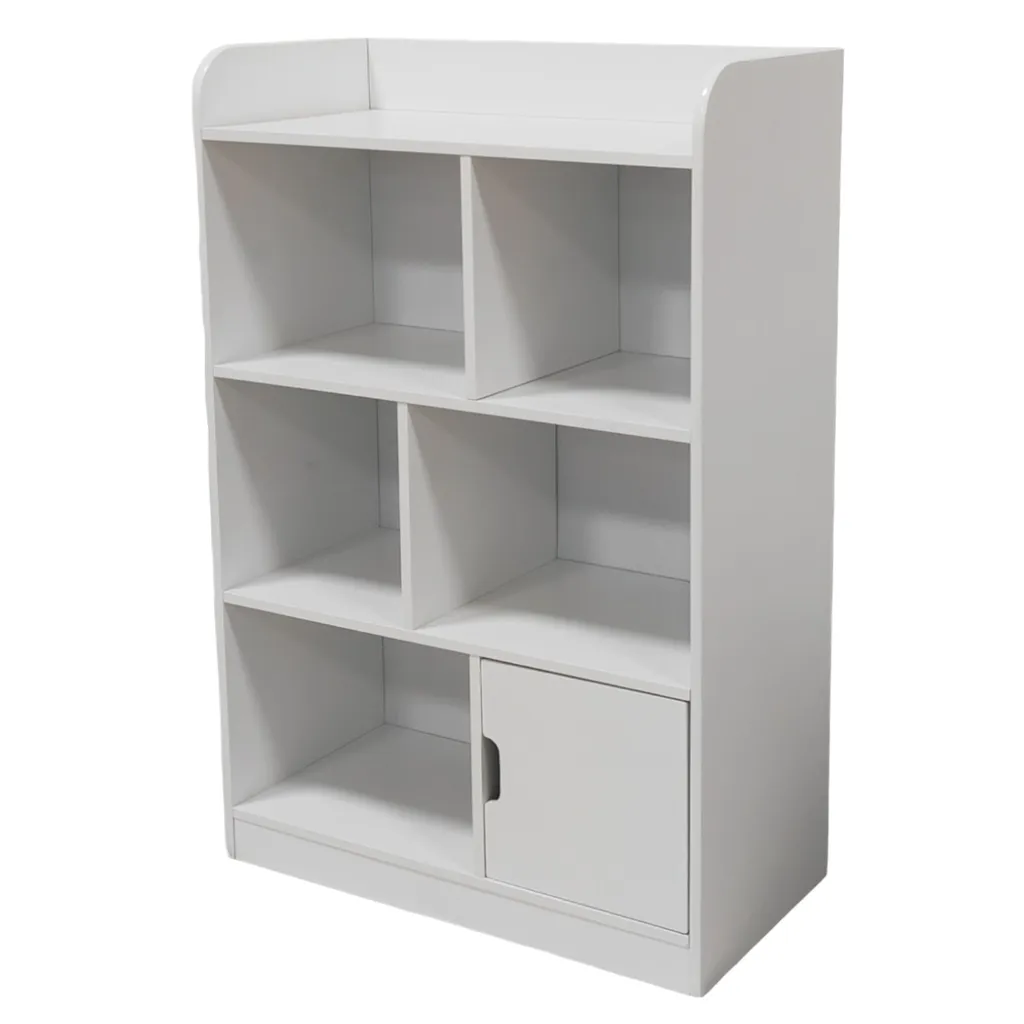 Étagère Stable Ginger Home Blanche pour Jouets - Sécurité Enfants 7 Cases