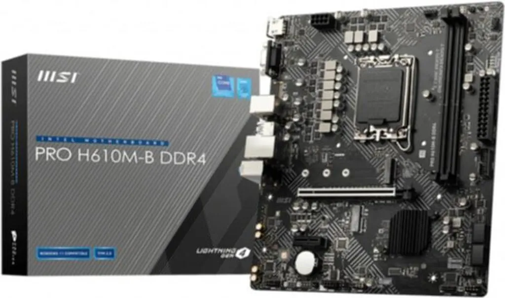 Booster votre PC avec la Carte mère MSI PRO H610M-B DDR4 Socket LGA1700
