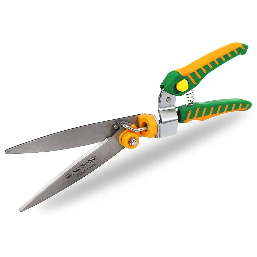 Cisaille à gazon manuelle orientable pour finitions de pelouse précises