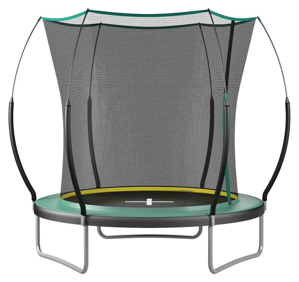 Petit trampoline de jardin 183 cm idéal pour extérieur et jeux d'enfants