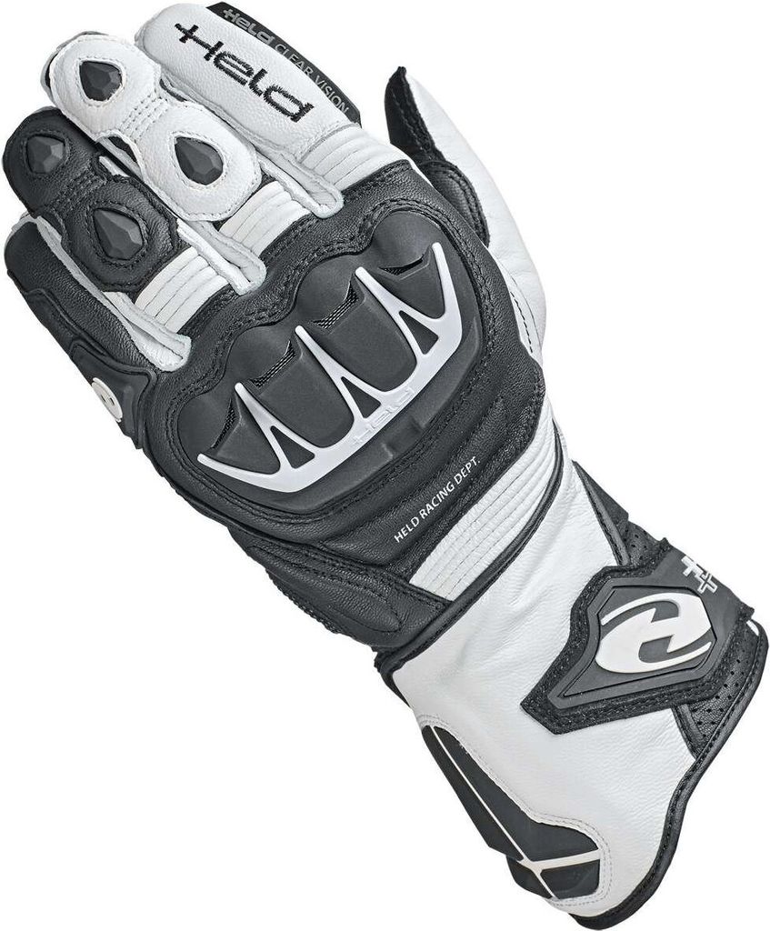 Held Evo-Thrux II Motorrad Handschuhe, schwarz/weiß, 12