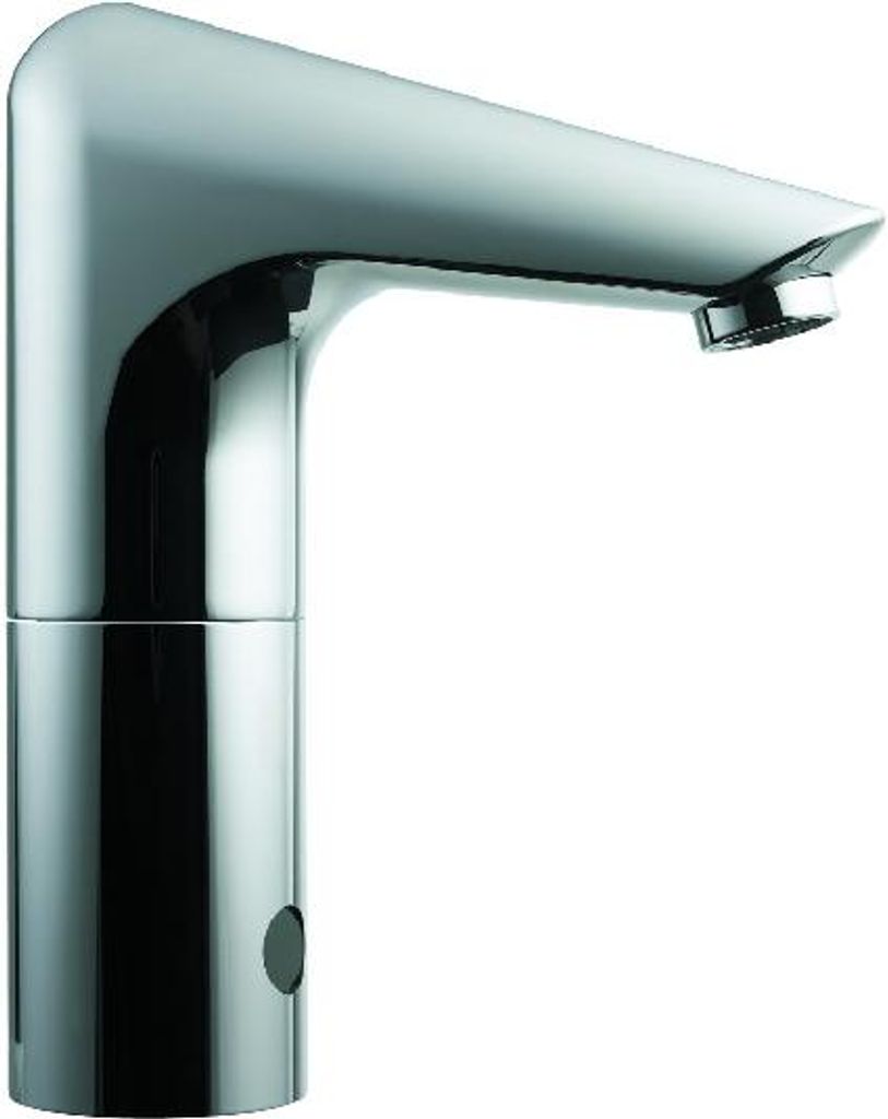 Ideal Standard elektron.waschtischarmatur Caraplus ohne Misch Netzbetrieben Ausld.116mm Chrom, A4153AA