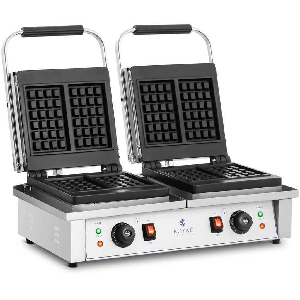 Royal Catering Doppel-Waffeleisen - belgische Waffeln -  - Produktbild 