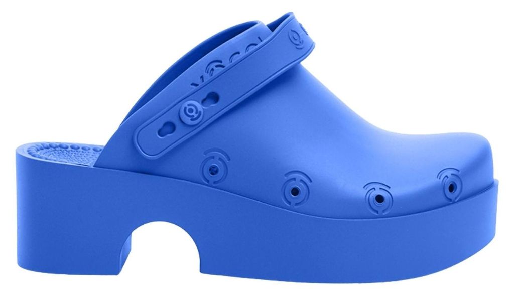 Xocoi Damen Plateau-Hausschuhe Blaue Sandalen 37