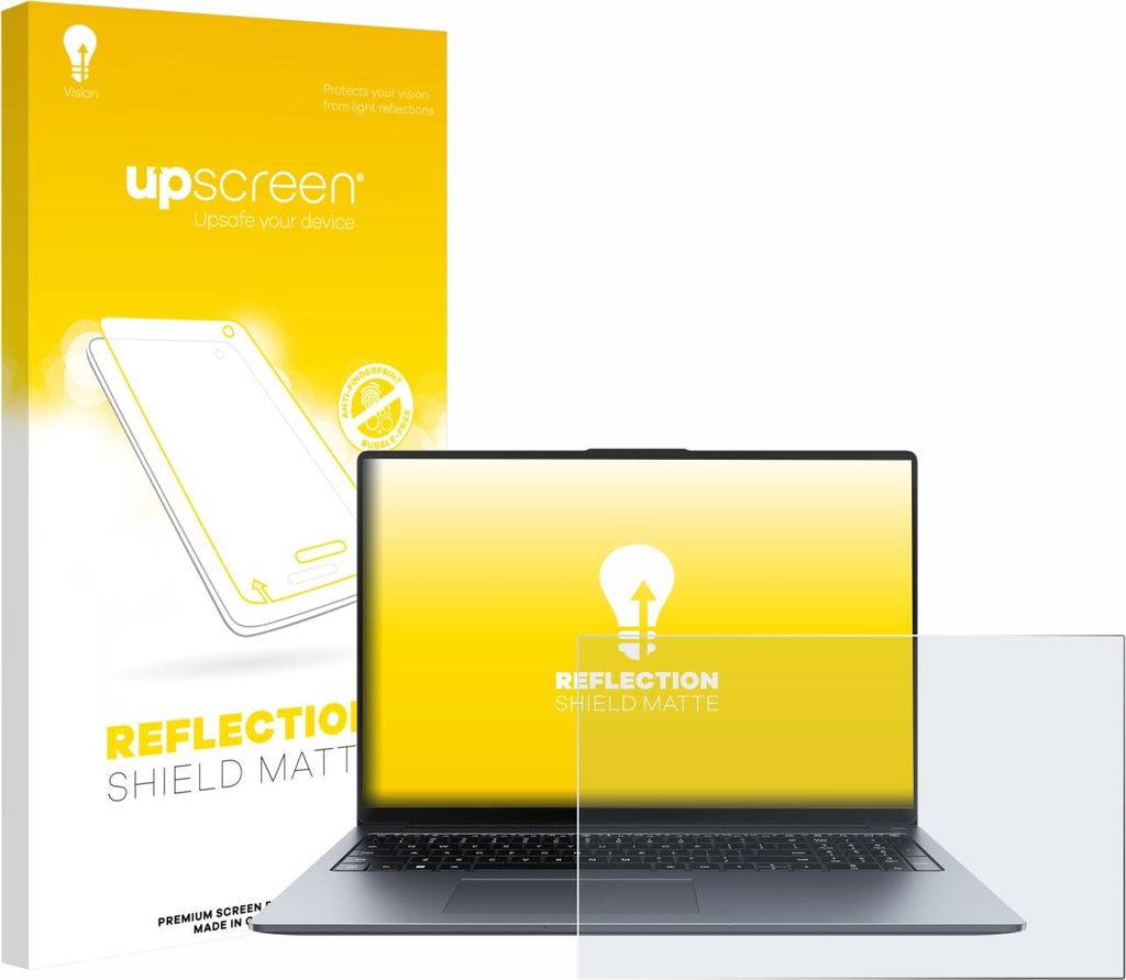 upscreen Schutzfolie für Huawei MateBook D 16 2024 Displayschutz Displayschutzfolie Folie Matt Entspiegelungsfolie