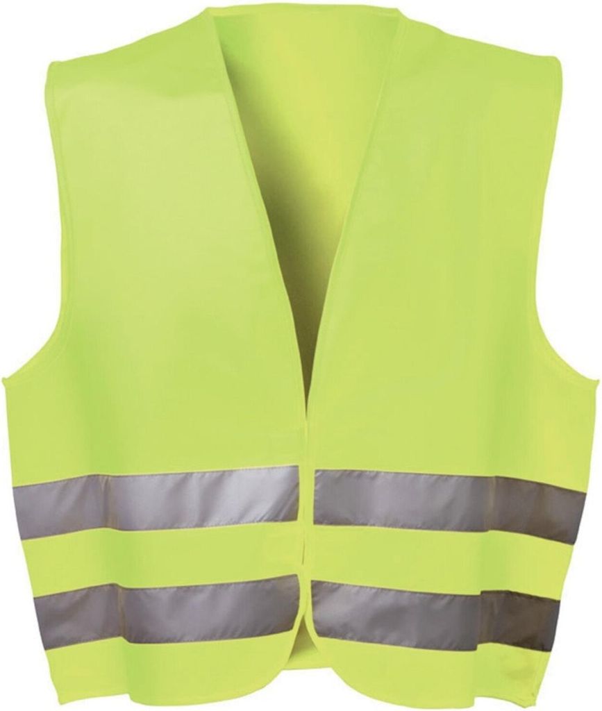 IHTec Polyester Warnschutzweste gelb Produktbild 