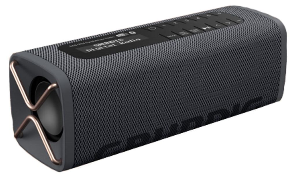 Grundig GBT Band Black Bluetooth-luidspreker, 5W, DAB+/FM, Productafbeelding 
