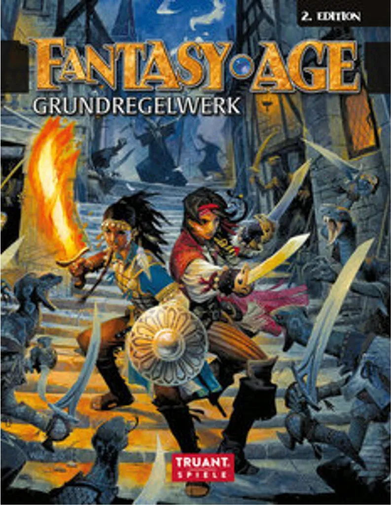 Livre de Base Fantasy AGE 2E : Système de Jeu de Rôle complet en VF