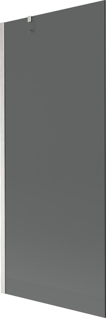 Mexen Next Badewannenwand 1-flügelig 80 x 150 cm, Graphit, Produktbild 