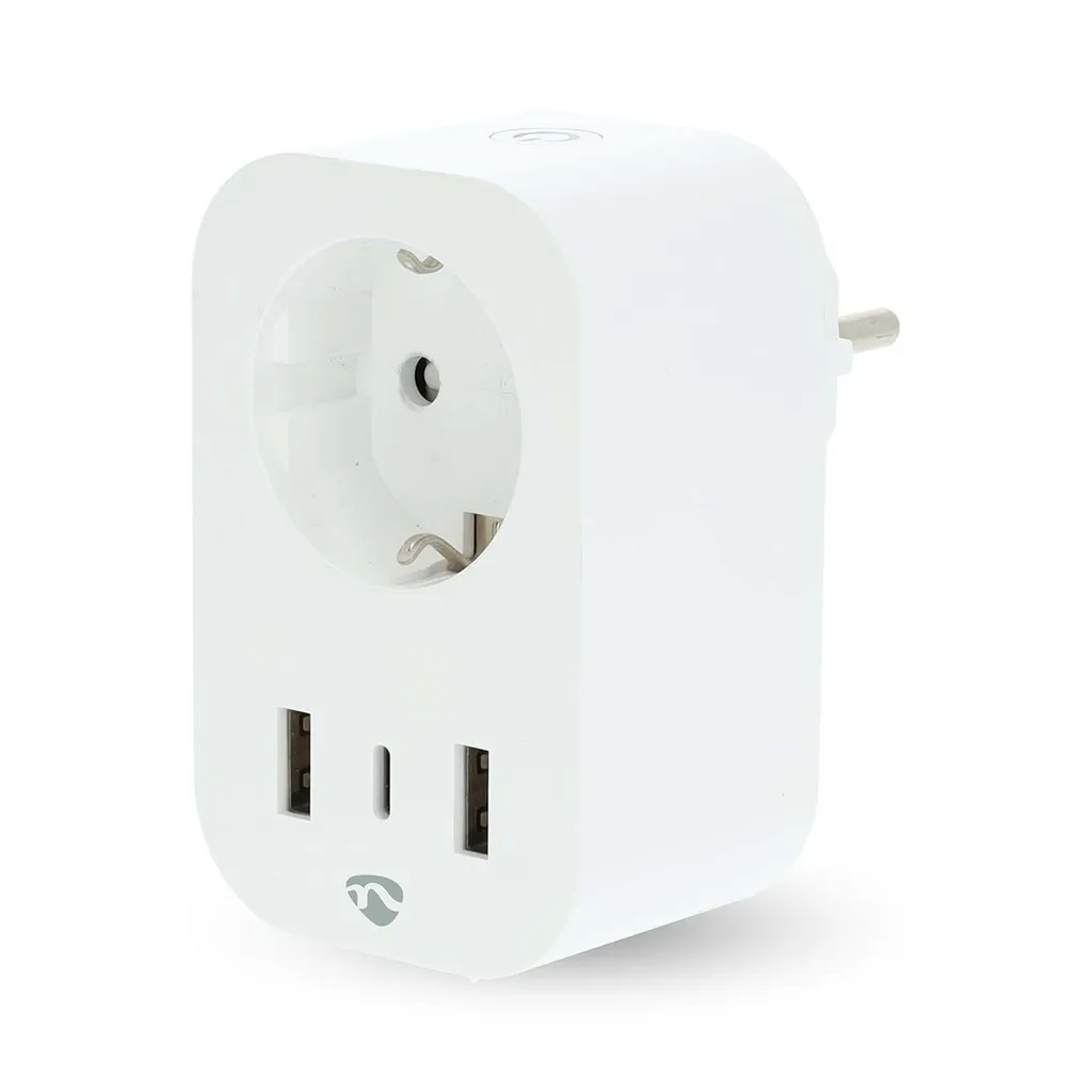 Bloc multiprise connecté Wi-Fi SmartLife avec USB-C et mesure d'énergie