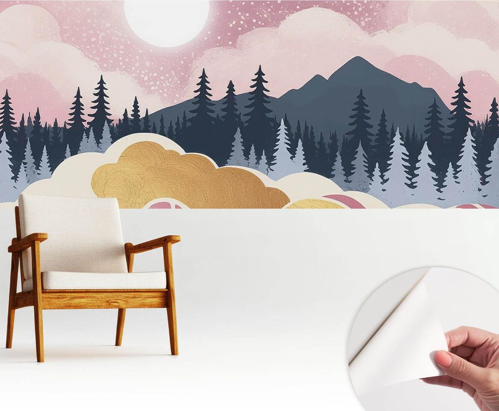 Fototapete selbstklebend - 250x104 cm - Tapete - Wandtapete - Wandbilder - Klebefolie - Dekofolie - Tapete Folie - Wand - Dekoration - Wohnzimmer -...