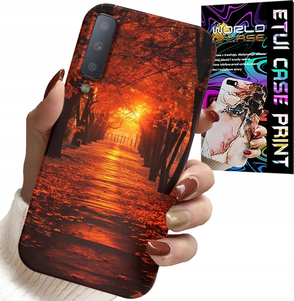 Fall Für Samsung A7 2018 - Park, Herbst, Fallende Blätter, Zurück