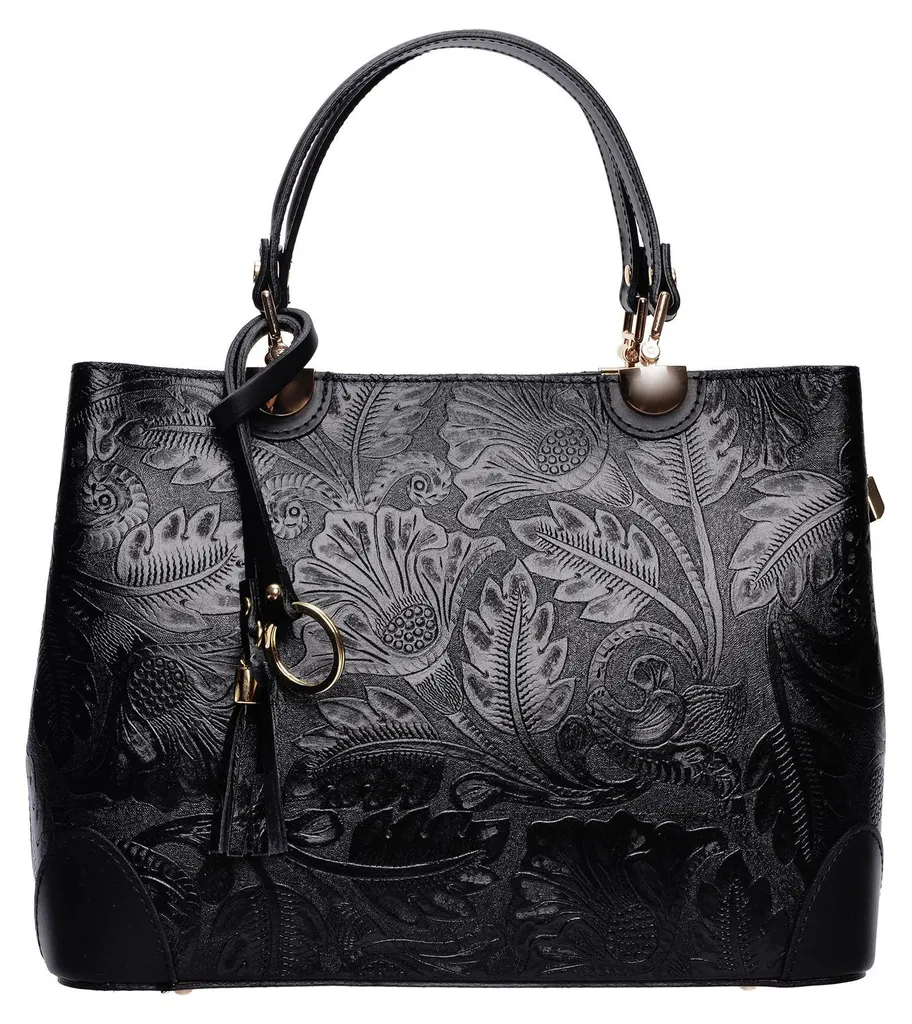 Sac Cabas Noir Cuir AL 3165 : Fini le Désordre dans votre Sac