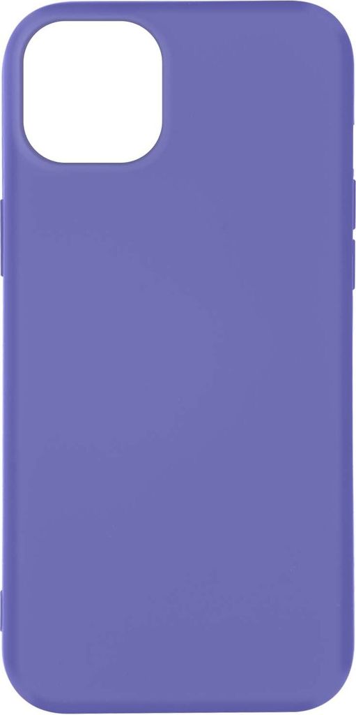 Halbsteife Silikon Handyhülle für Apple iPhone 14, Soft Touch – Violett