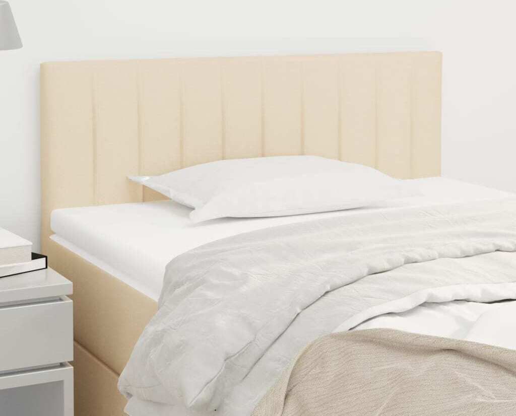 Maison Exclusive - Kopfteil Creme 80x5x78/88 cm Stoff