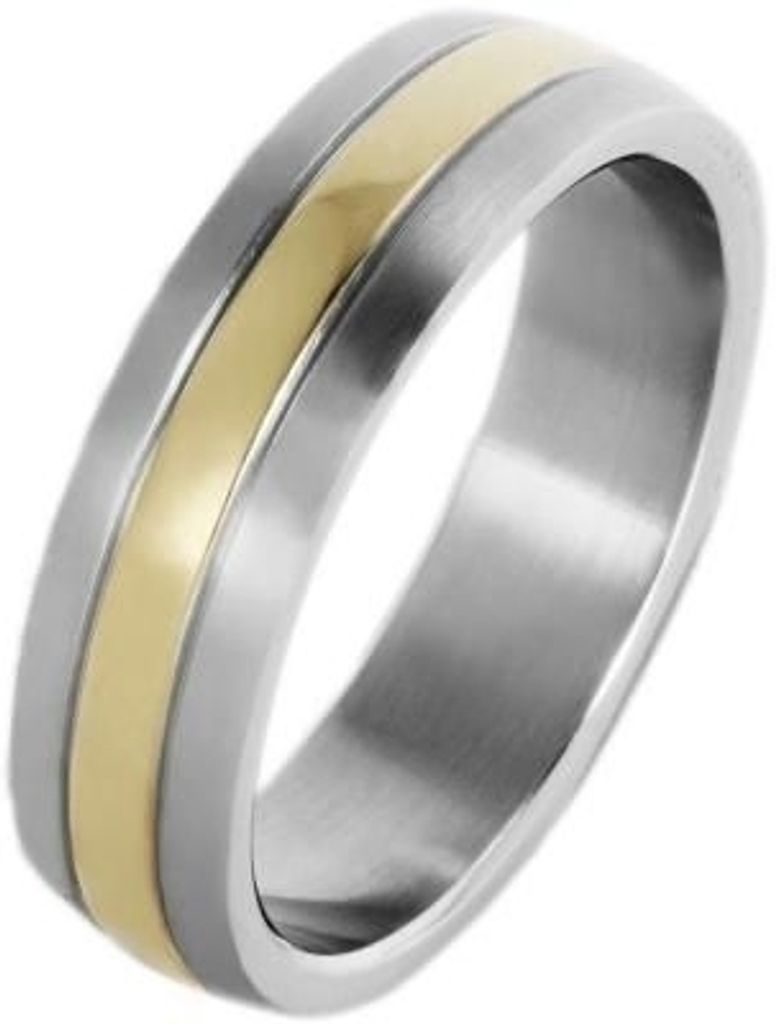 Akzent Herren-Ring aus Edelstahl