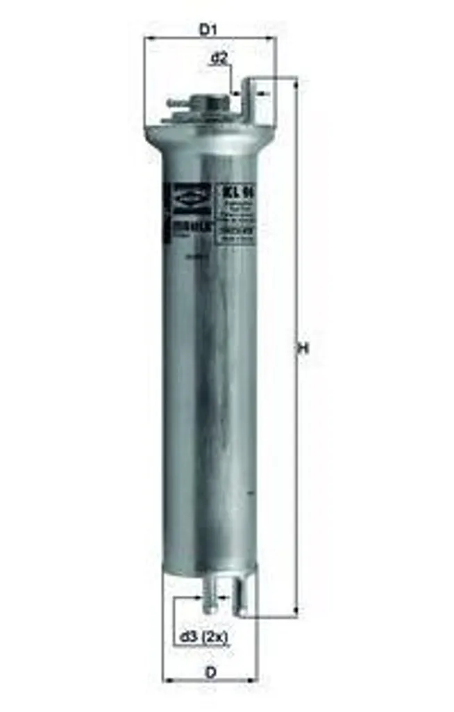 KNECHT KL 96 Filtre à Carburant d'Origine pour Moteur Diesel et Essence