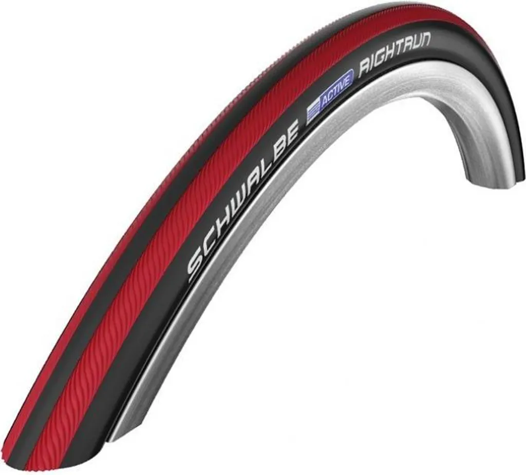 Pneu Schwalbe Rightrun 24x1.00 pouces 25-540 noir et rouge à tringle
