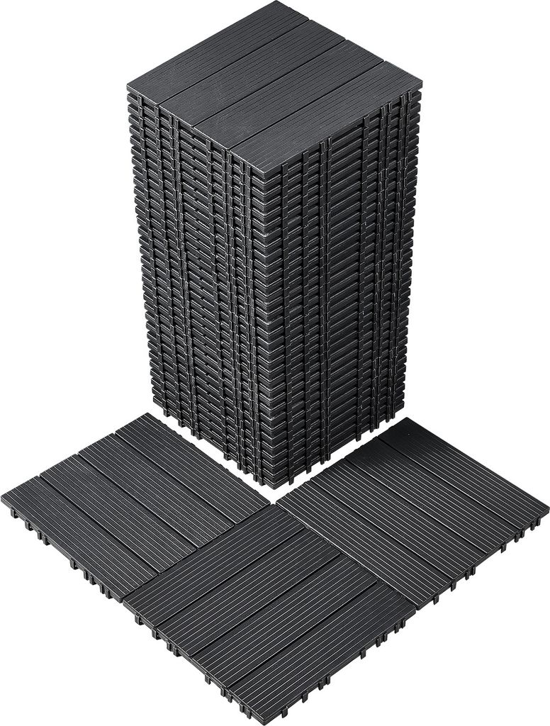 VEVOR Terrassenfliesen, 36er-Set, Balkonfliesen 30 x 30 cm, Produktbild 