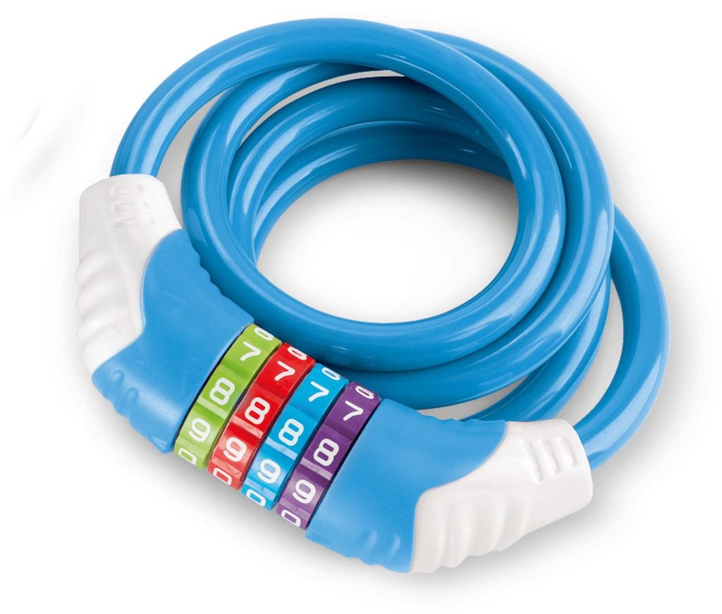 Puky Sicherheitskabelschloss für Kinder KS blue 120 cm 9433