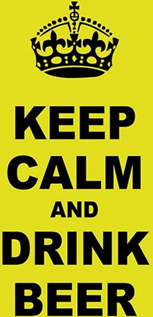 vianmo Holzschild 18x12 cm keep calm and drink beer