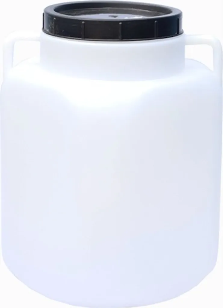 Bidon de stockage 30 litres blanc pour récupération d'eau et alimentation