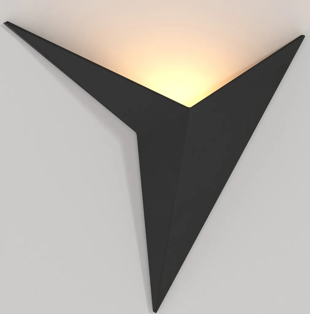 Applique LED noire Maytoni Trame 3000K : solution éclairage gain de place - 4