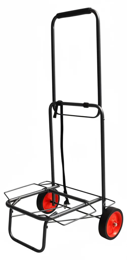 Chariot à main pliable Relaxdays, remorque de jardin avec roues gonflables
