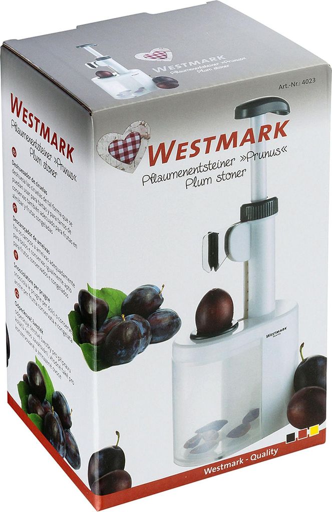 Westmark Prunus, Pflaume, Schwarz, Weiß, Kunststoff, Produktbild 