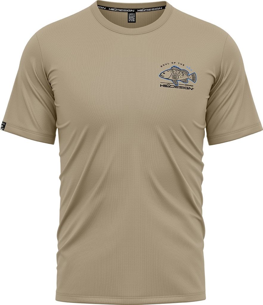 HOTSPOT DESIGN GROUPER, S, braun, T-shirt, 010005301