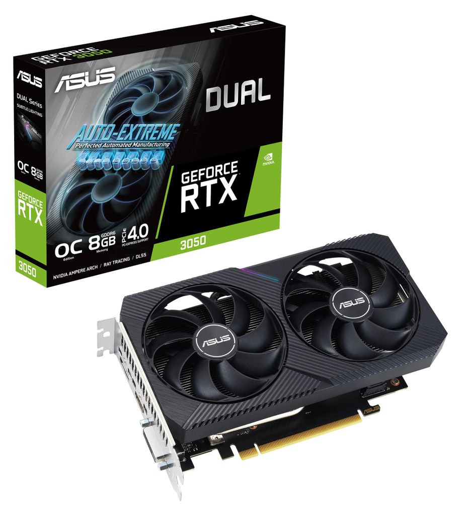 ASUS 90YV0GH6-M0NA00 Dual -RTX3050-O8G-V2 NVIDIA GeForce Produktbild 