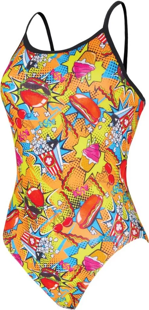 Maillot de bain Zoggs Printed Rayback E Plus multicolore taille 34 femme - 3