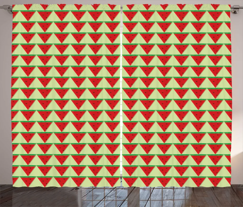 Tenda Design Anguria ABAKUHAUS 280x245 | Rosso e Verde Rustico