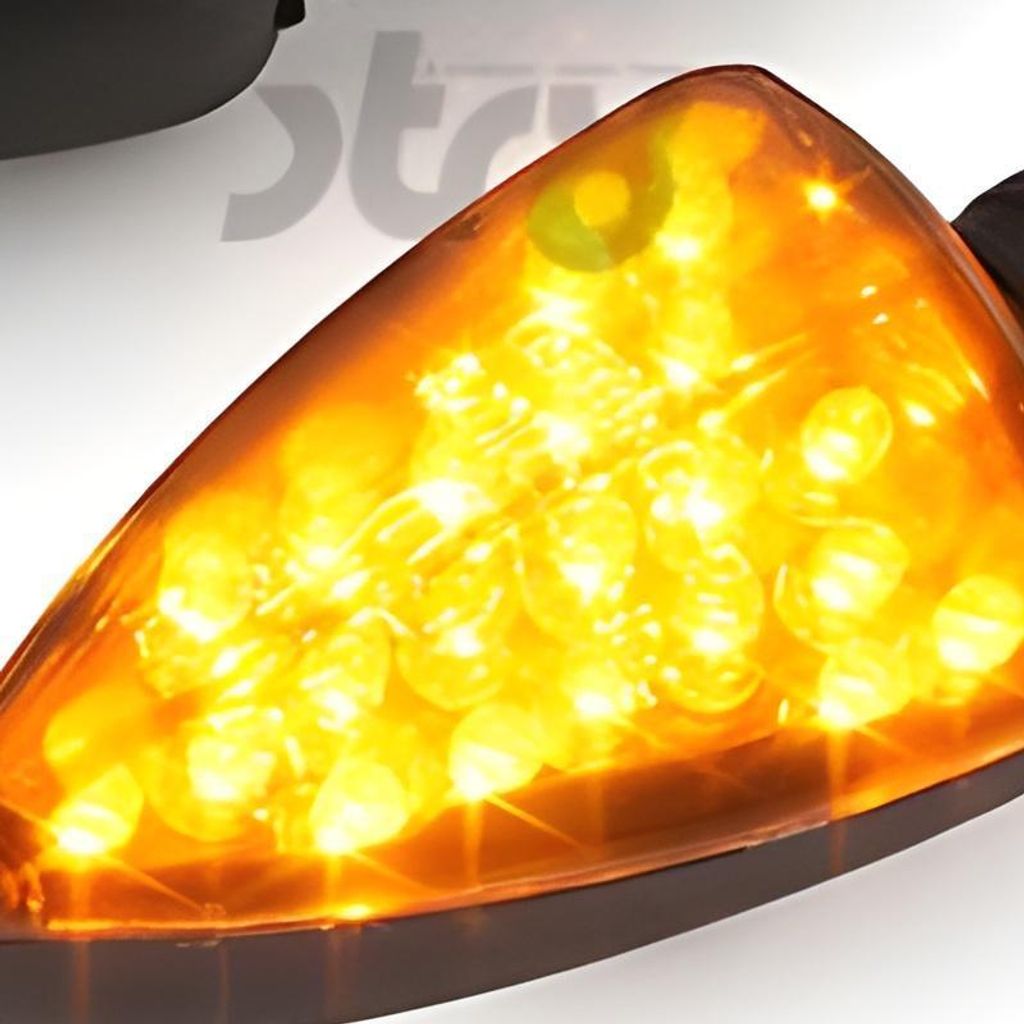 Blinker STR8 LED Black-Line schwarz mit Straßenzulassung(AUSLAUF)