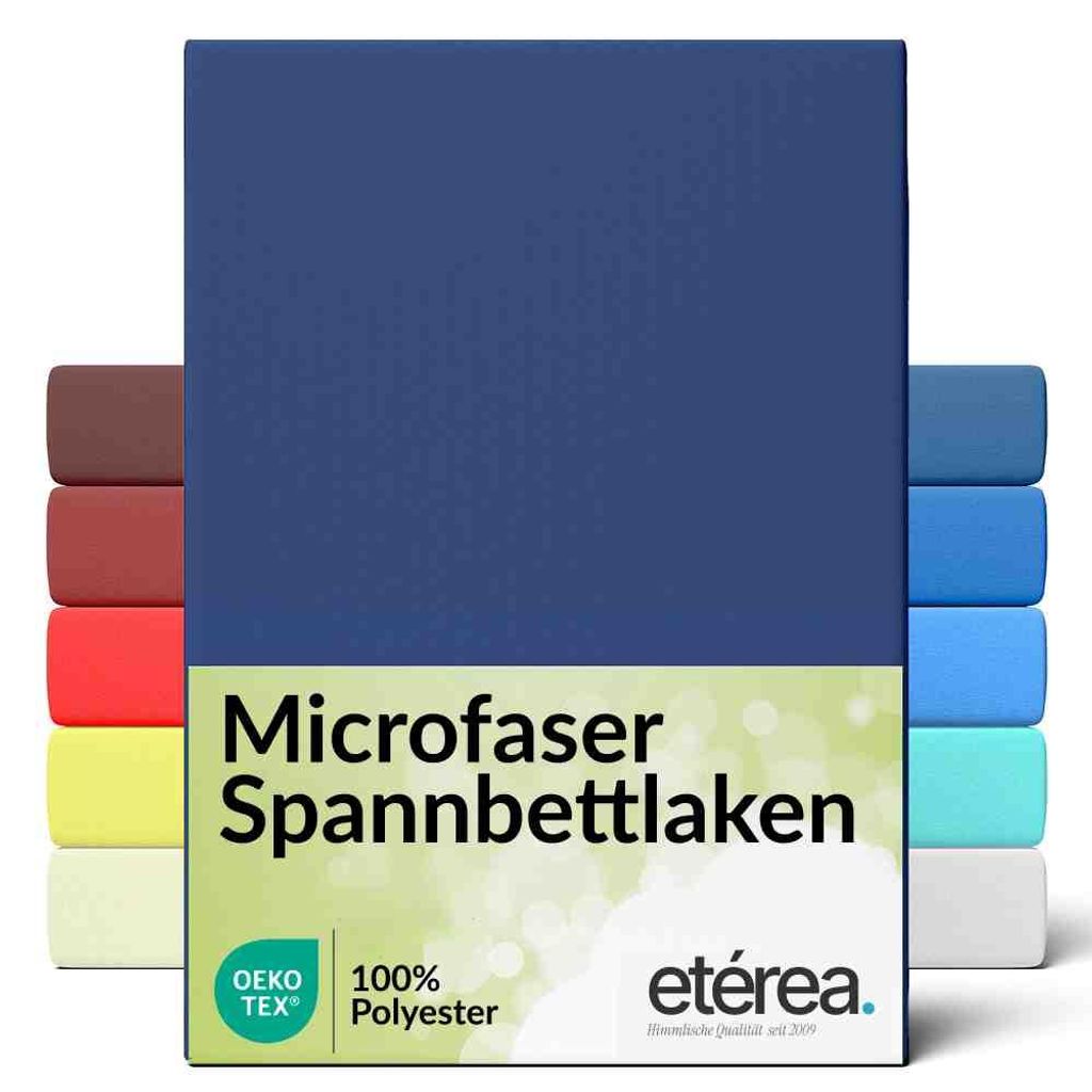 etérea Spannbettlaken Microfaser 80x160 - 80x180 cm