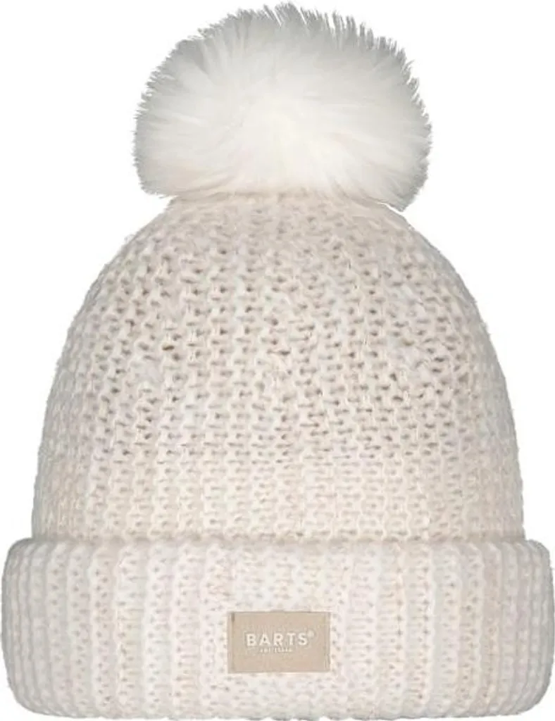 Bonnet d'Hiver Barts Meadew Blanc 53 - Accessoire Chaud Doublé Polaire