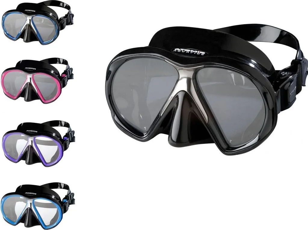 Masque SubFrame Atomic Aquatics Noir : Fini les Fuites et Reflets Gênants