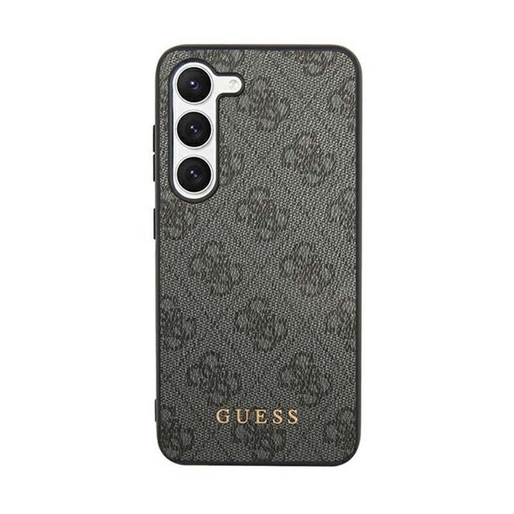 Guess 4G Metal Gold Logo hoesje voor de Samsung Galaxy S24 Productafbeelding 