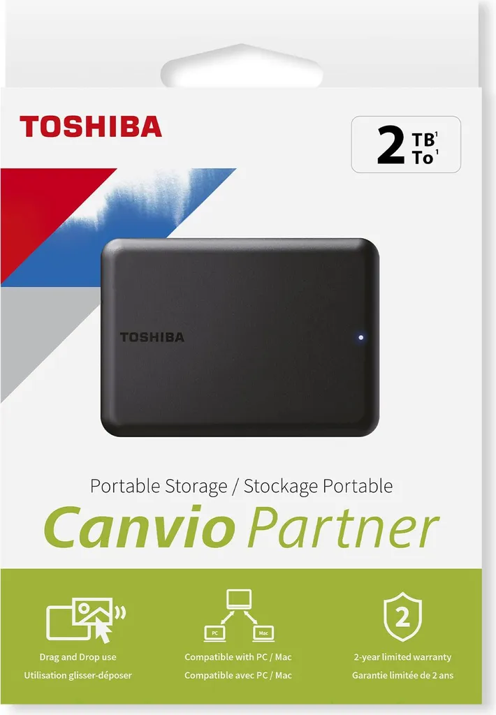 Sauvegardez vos données avec le disque dur externe 2To Toshiba Canvio