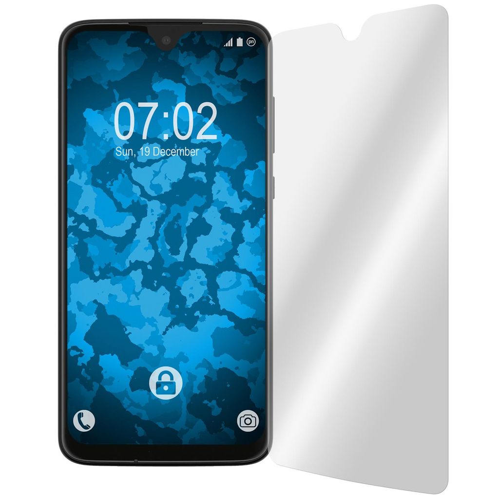6er-Pack PhoneNatic Displayschutzfolien klar kompatibel mit Motorola Moto G7